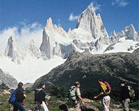 Patagonia Adventure Trip: Outdoor travel trekking Patagonia - Trekking at Mount Fitz Roy, Patagonia, Argentina