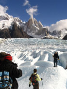 Glacier trekking over Glacier Torre with Patagonia Adventure Trip