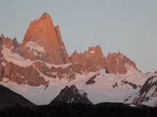 Mt Fitz Roy at sunrise