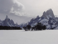 Winter at Mt. Fitz Roy & Cerro Torre - Winter trekking - Patagonia Adventure Trip: El Chalten, El Calafate, Ushuaia